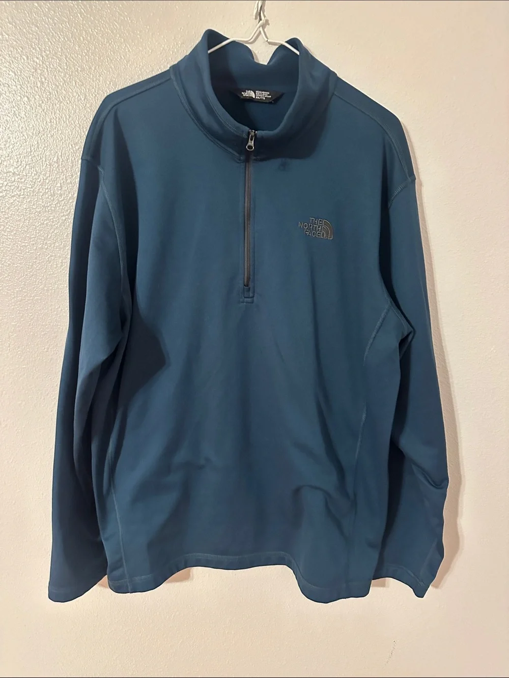 The North Face Teal Blue Quarter-Zip Pullover